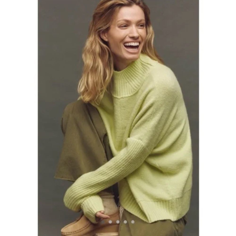 Anthropologie Maeve The Gretchen Cozy Mock-Neck Sweater